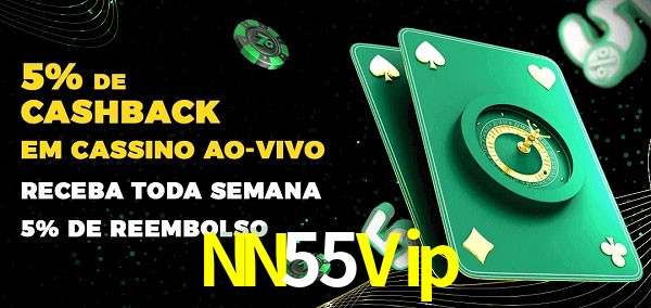 Promoções do cassino ao Vivo NN55Vip